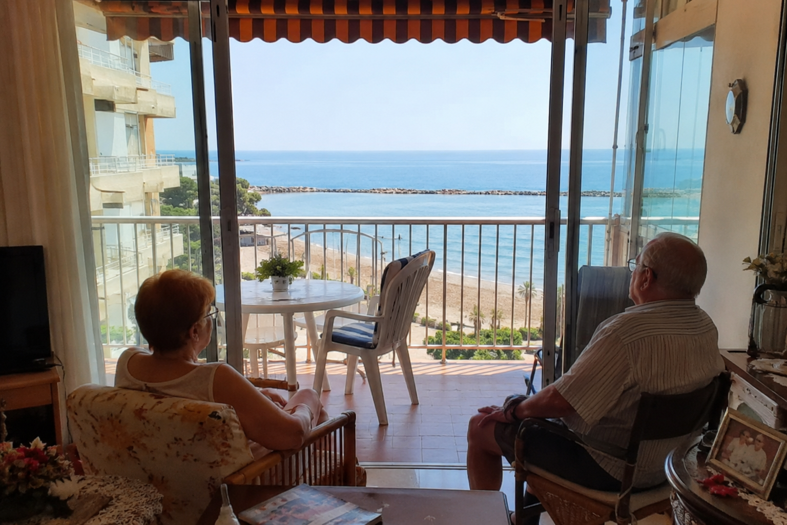 Apartamento de verano en Comarruga con vistas al mar
